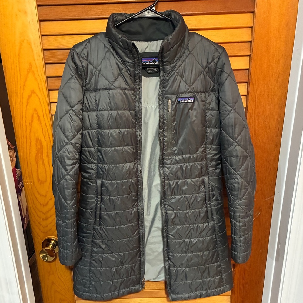 Patagonia Radalie Parka, gray- womens size small - Picture 3 of 9